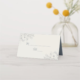 Carte De Placement Carte Place Mariage Botanique vintage