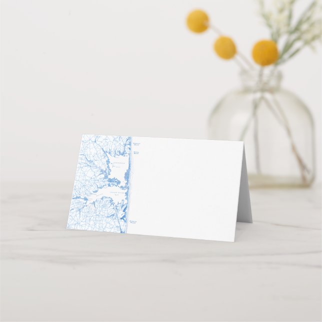 Carte De Placement Carte Rehoboth Beach Delaware (Devant)