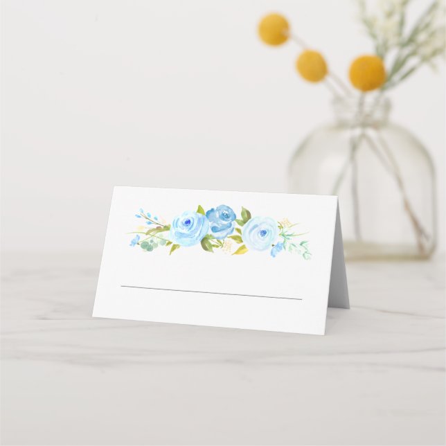 Carte De Placement Carte rose Bleu Religieux Lieu (Devant)