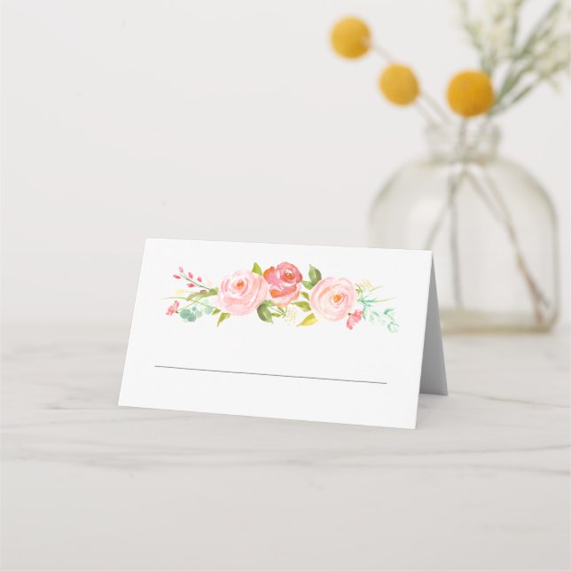 Carte De Placement Carte rose Pink Religieux Place (Devant)