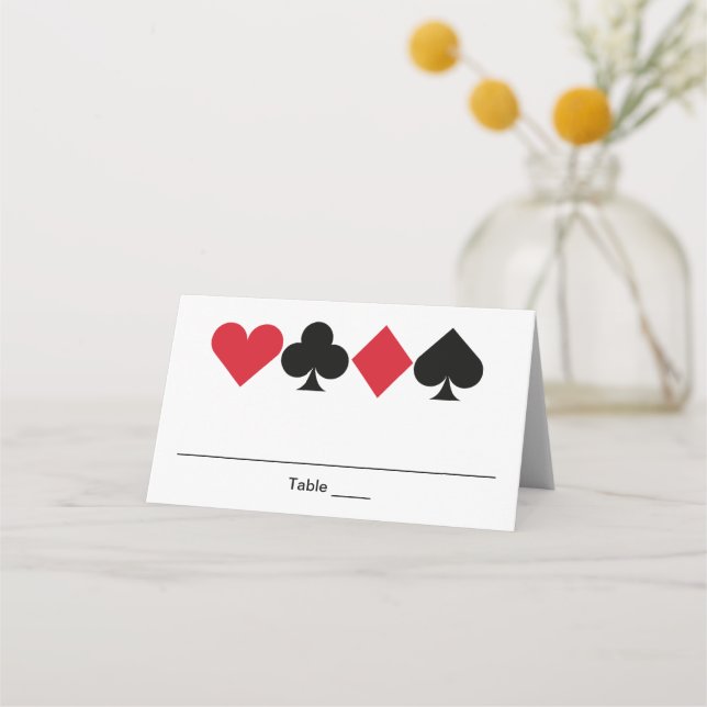 Carte De Placement Casino Las Vegas Anniversaire Carte Place personna (Devant)