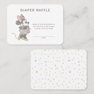 Carte De Placement C'est une fille ! Baby shower d'aquarelle Minnie M