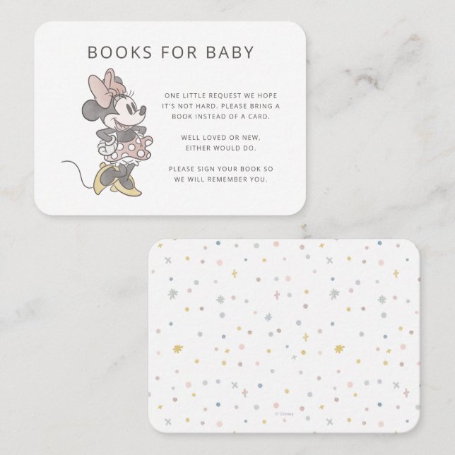Carte De Placement C'est une souris minnie fille | Livres pour Baby I (Devant / Derrière)