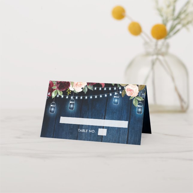 Carte De Placement Chaîne florale de la marine de Bourgogne bocal (Devant)