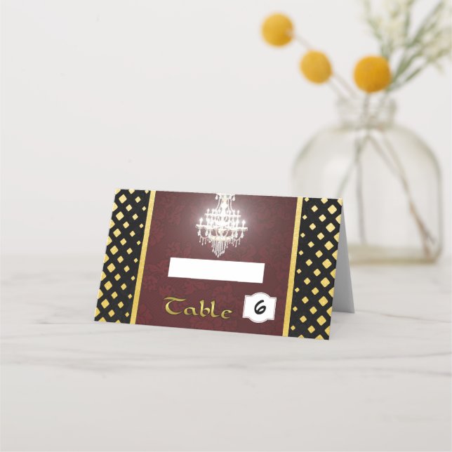 Carte De Placement Chandelier (Devant)