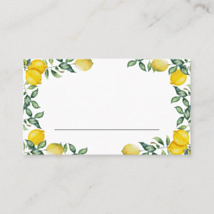 Carte De Placement Citrons vierges