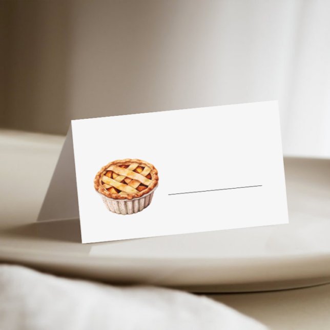 Carte De Placement Citrouille tarte Thanksgiving Remplir (Créateur téléchargé)