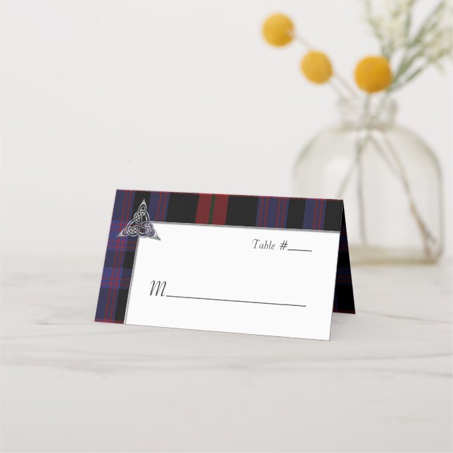 Carte De Placement Clan Mariage Brown (Devant)