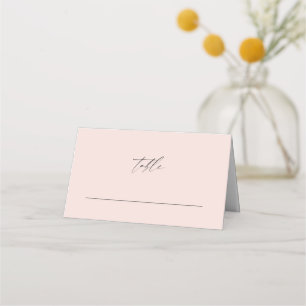 Carte De Placement Classic Elegant Rose Mariage Table Place Card