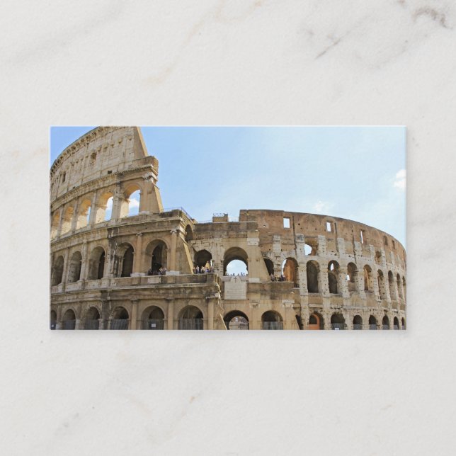 Carte De Placement Colisée Rome Photographie (Devant)