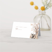 Collection de Mariages de cerfs rustiques d'automn