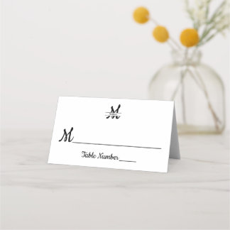 Carte De Placement Cookie simple et élégant - Carte d'escorte