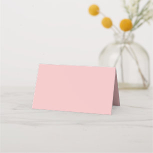 Carte De Placement Couleur solide rose bébé