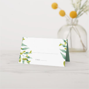 Carte De Placement Country Garden Eucalyptus Mariage de verdure