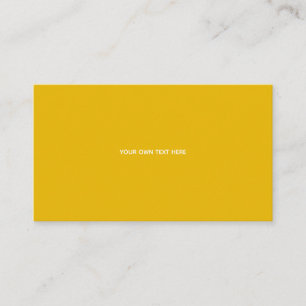 Carte De Placement Créez votre propre design personnalisé jaune