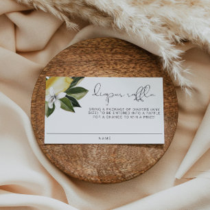 Carte De Placement DAHLIA Lemon Citrus Fruit Déchet d'été Raffin