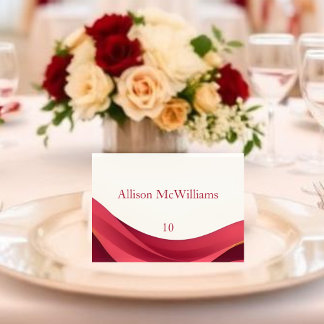 Carte de placement de mariage bordeaux