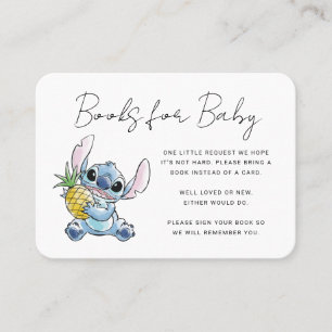 Carte De Placement Disney's Stitch   Livres pour Baby Insert Card