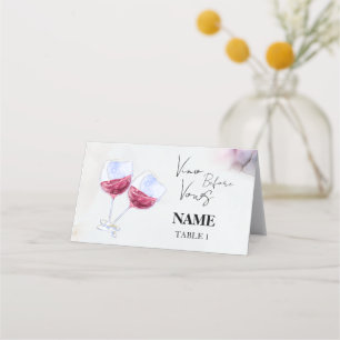 Carte De Placement Douche pour mariée