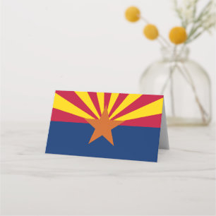 Carte De Placement Drapeau d'État de l'Arizona