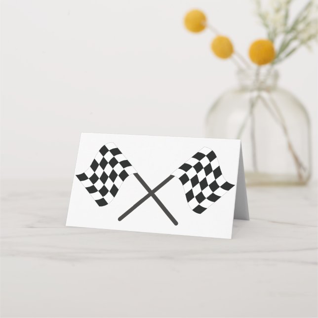 Carte De Placement Drapeaux de course (Devant)