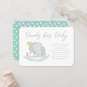 Carte De Placement Dumbo et Timothy Q. Livres pour le Baby shower