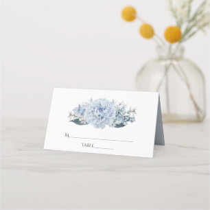 Carte De Placement Dusty Blue Watercolor Mariage