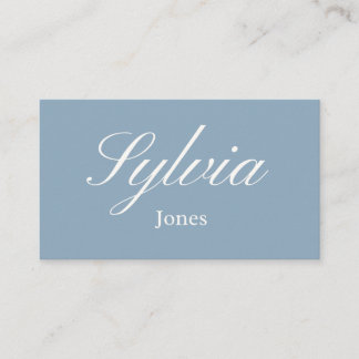 Carte De Placement Dusty blue wedding & Engagement table place card