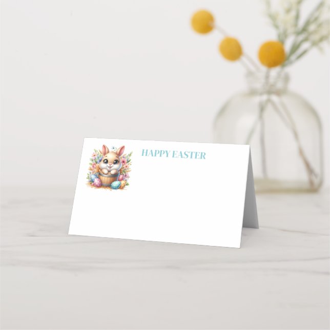 Carte De Placement Easter Name Place Card (Devant)