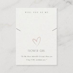 CARTE DE PLACEMENT ÉCRAN CADEAU DE LA FILLE DE FLEURS DU COEUR BLANC