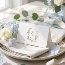 Elegant Colorful Wildflower Wedding 