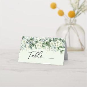 Carte De Placement Elégant Eucalyptus Mariage botanique