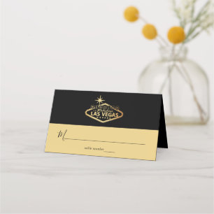 Carte De Placement Elégant Las Vegas Destination Mariage