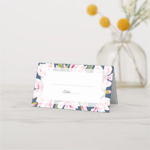 Carte De Placement Elégant Magnolia Mariage Table