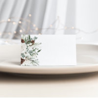 Élégant minimaliste hiver à feuillage persistant m