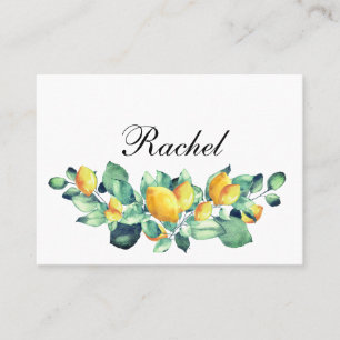 Carte De Placement Elegant Toscana Wedding Weiss Carton vert