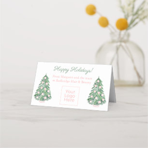 Carte De Placement Elégante carte cadeau de marketing de Noël