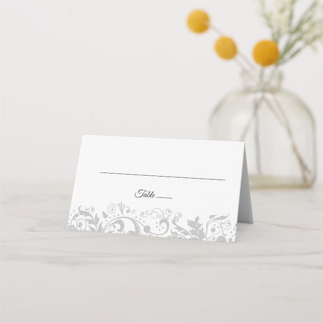 Carte De Placement Élégante carte mariage de place (Devant)
