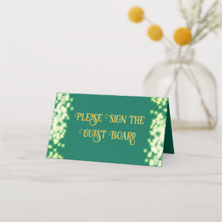 Carte De Placement Émeraude Vert émeraude Quinceañera espagnol