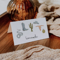 Étiquette alimentaire de la fête de Cowboy