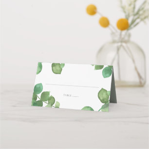 Carte De Placement Eucalyptus Boho Mariage floral