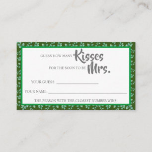 Carte De Placement Eucalyptus Combien de baisers pour Mme ShowerGame 