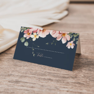 Carte De Placement Eucalyptus Garden Rose Mariage Floral