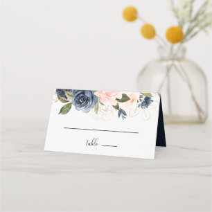 Carte De Placement Exquise automne Floral Mariage Carte Place