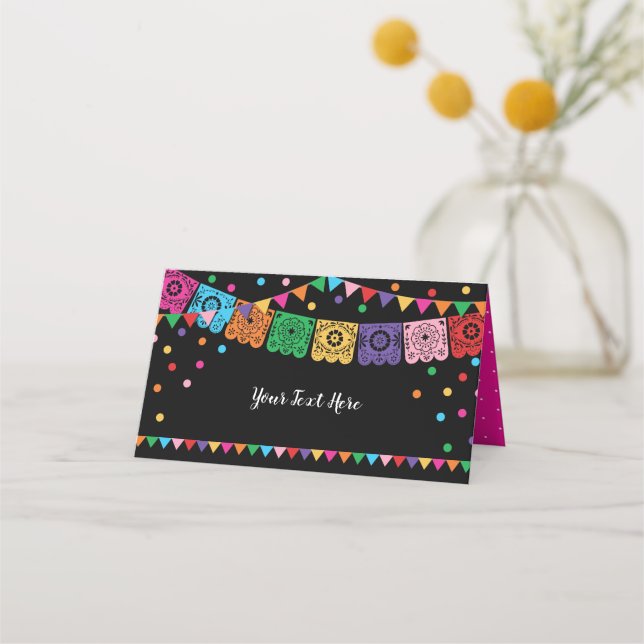 Carte De Placement Fête mexicaine Décor de fête d'anniversaire (Devant)