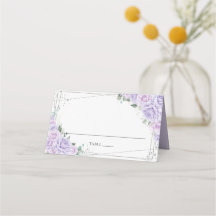 Fleurs de lilas violettes Roses Quinceañera Argent