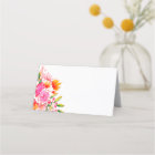 Fleurs orange rose moderne Accueil Mariage