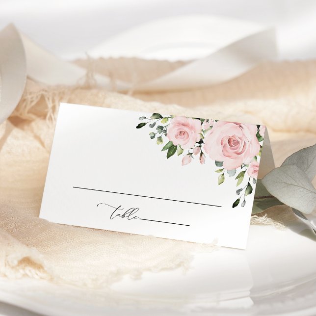 Carte De Placement Fleurs Rouges, Fleurs Roses, Boho, Fête des mariée (Créateur téléchargé)