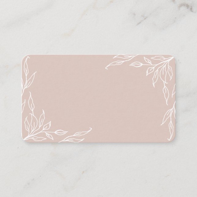 Carte De Placement Flexible Leaf Motif Thanksgiving plat (Devant)