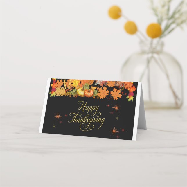 Carte De Placement Folded Place Card (Dos)